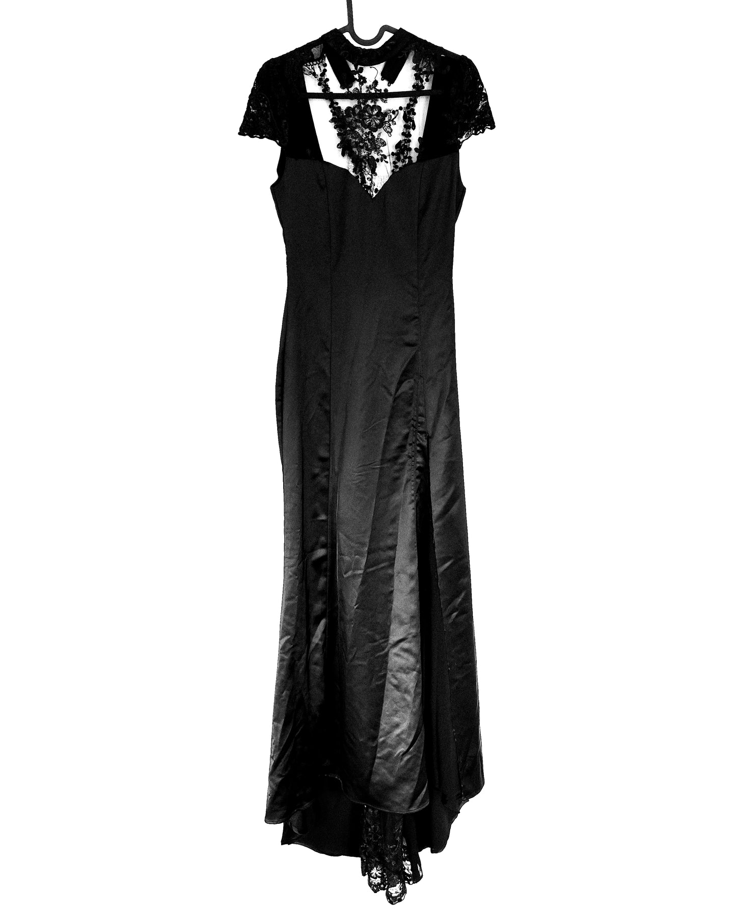 Black Lace Gown