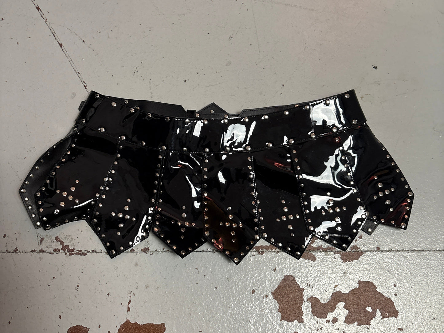 Alex Spat Patent Leather Skirt