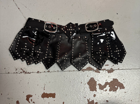 Alex Spat Patent Leather Skirt