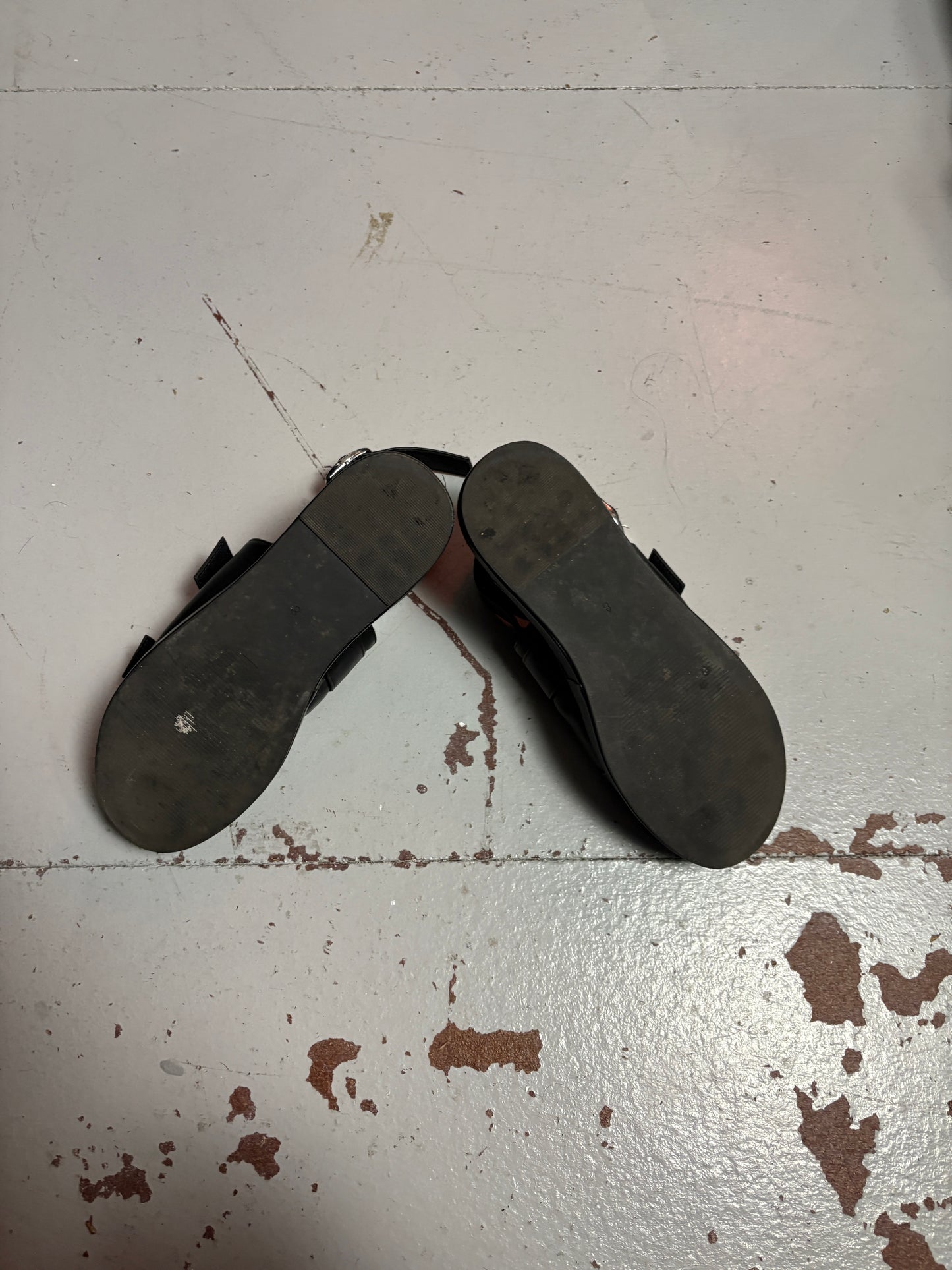 Black Platform Wrap Sandal