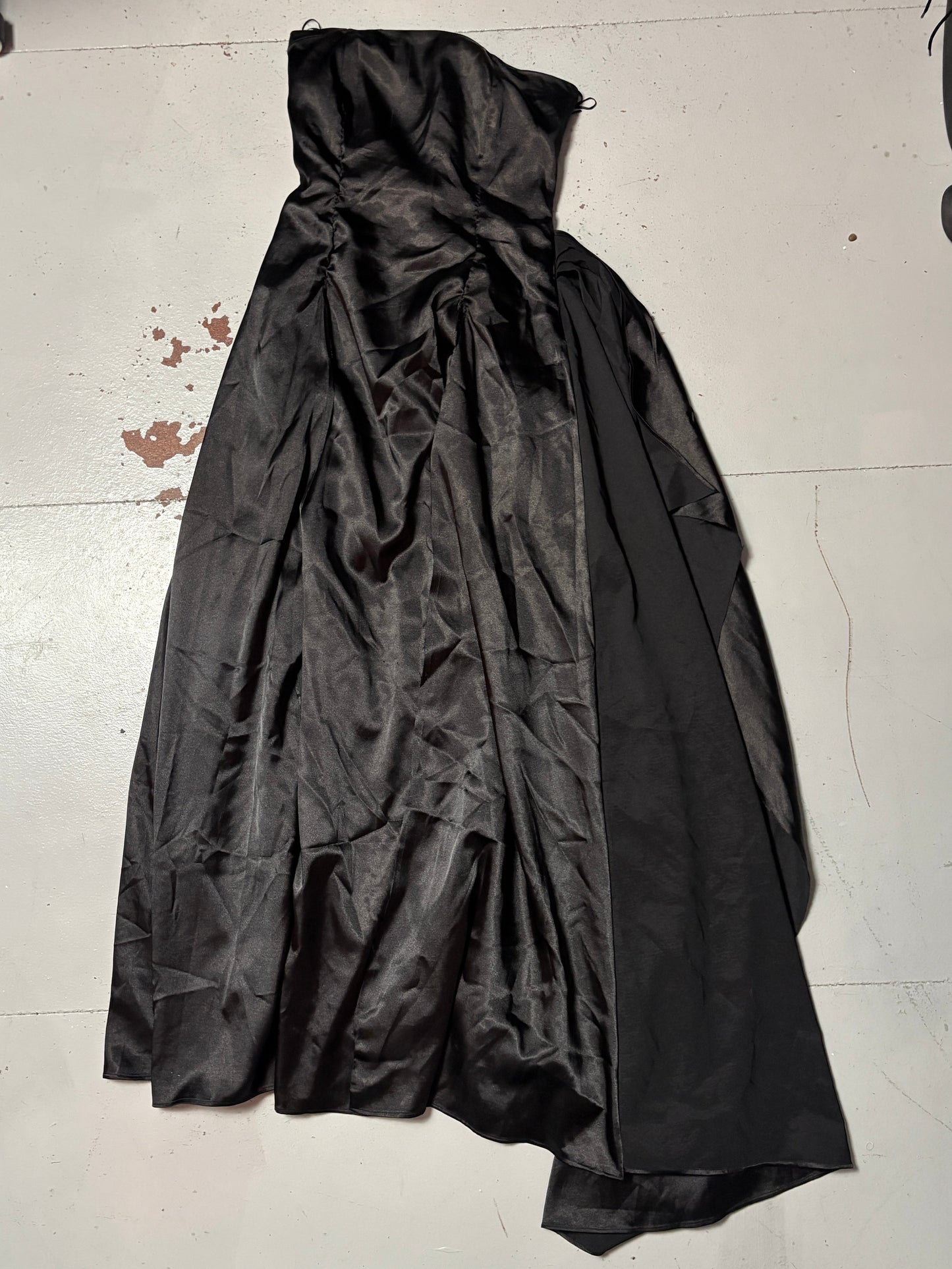 Into The Dark Strapless Gown