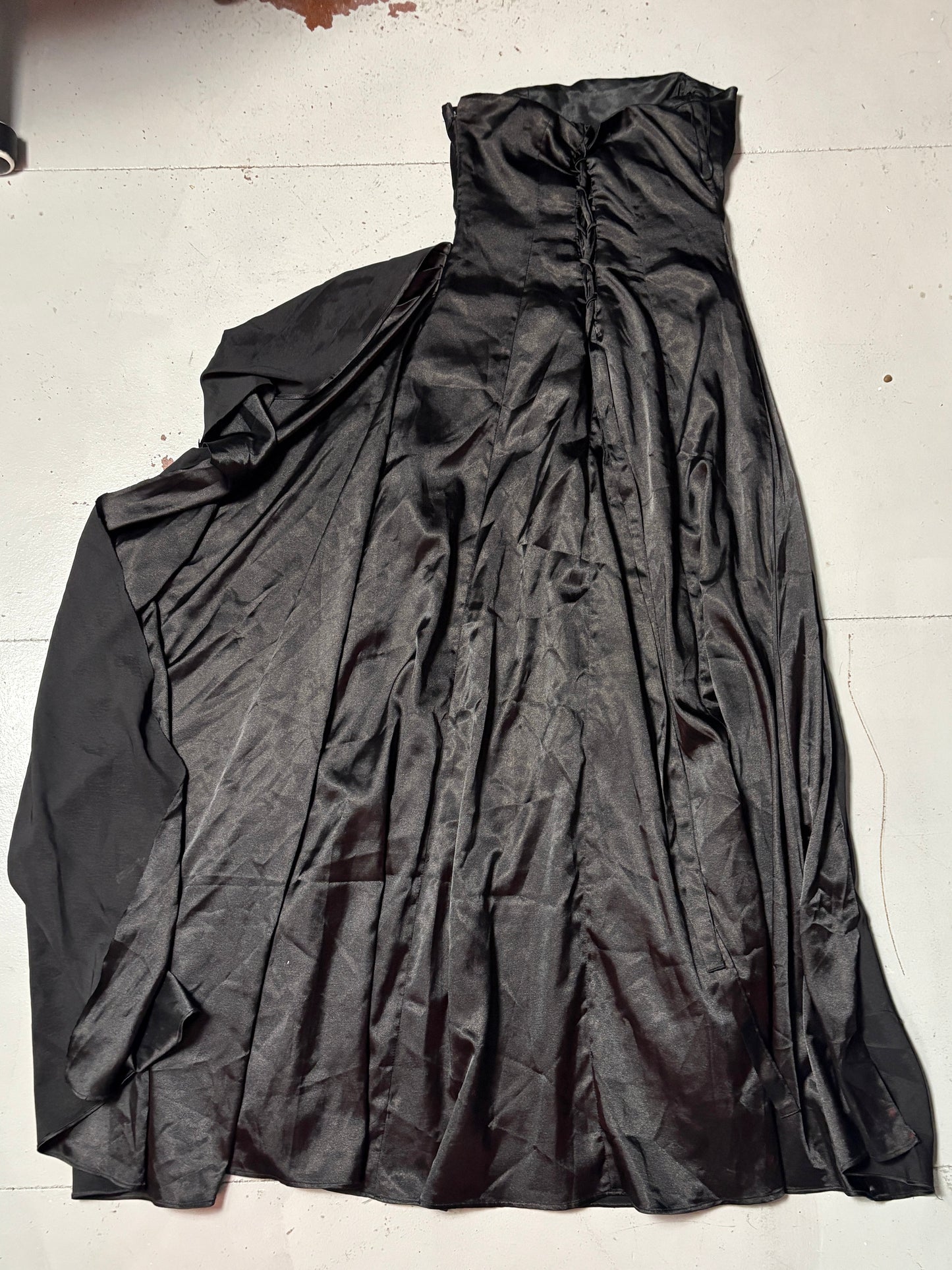 Into The Dark Strapless Gown