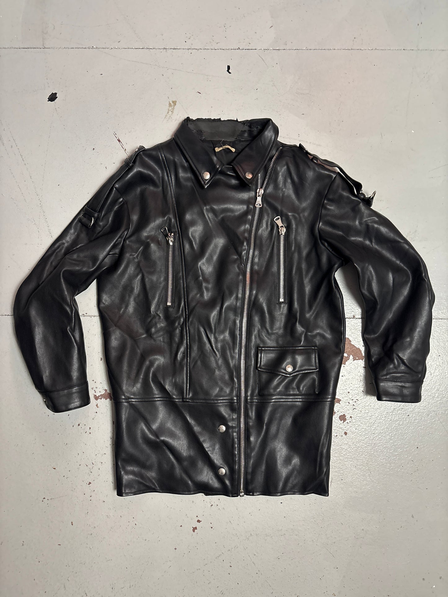 Mistress Rocks Oversized Vegan Leather Jacket