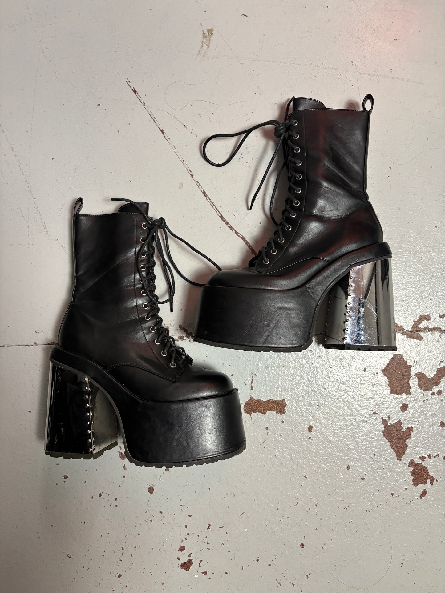 Killstar Mirror Heel Boot