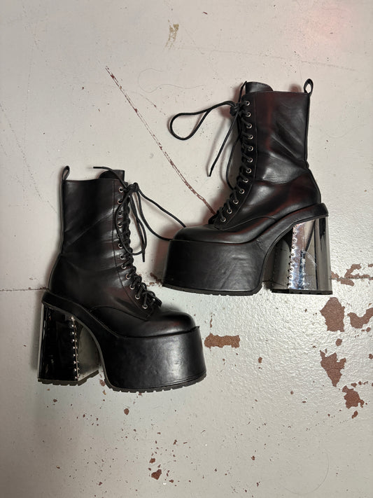 Killstar Mirror Heel Boot