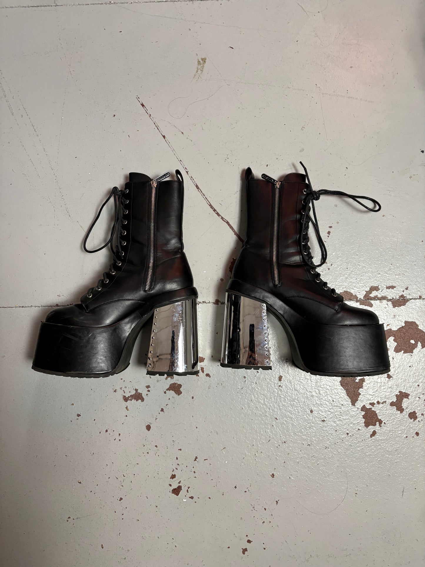 Killstar Mirror Heel Boot